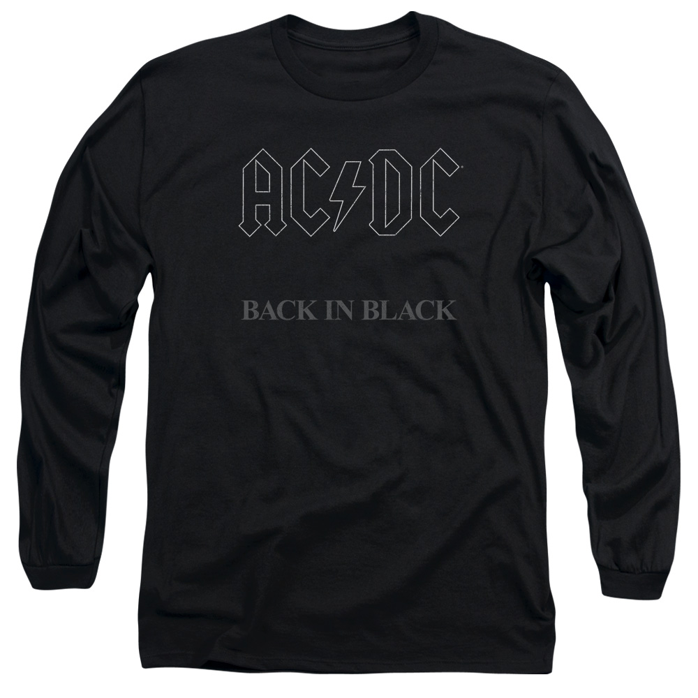 AC/DC T-Shirt Back in Black Long Sleeve Shirt