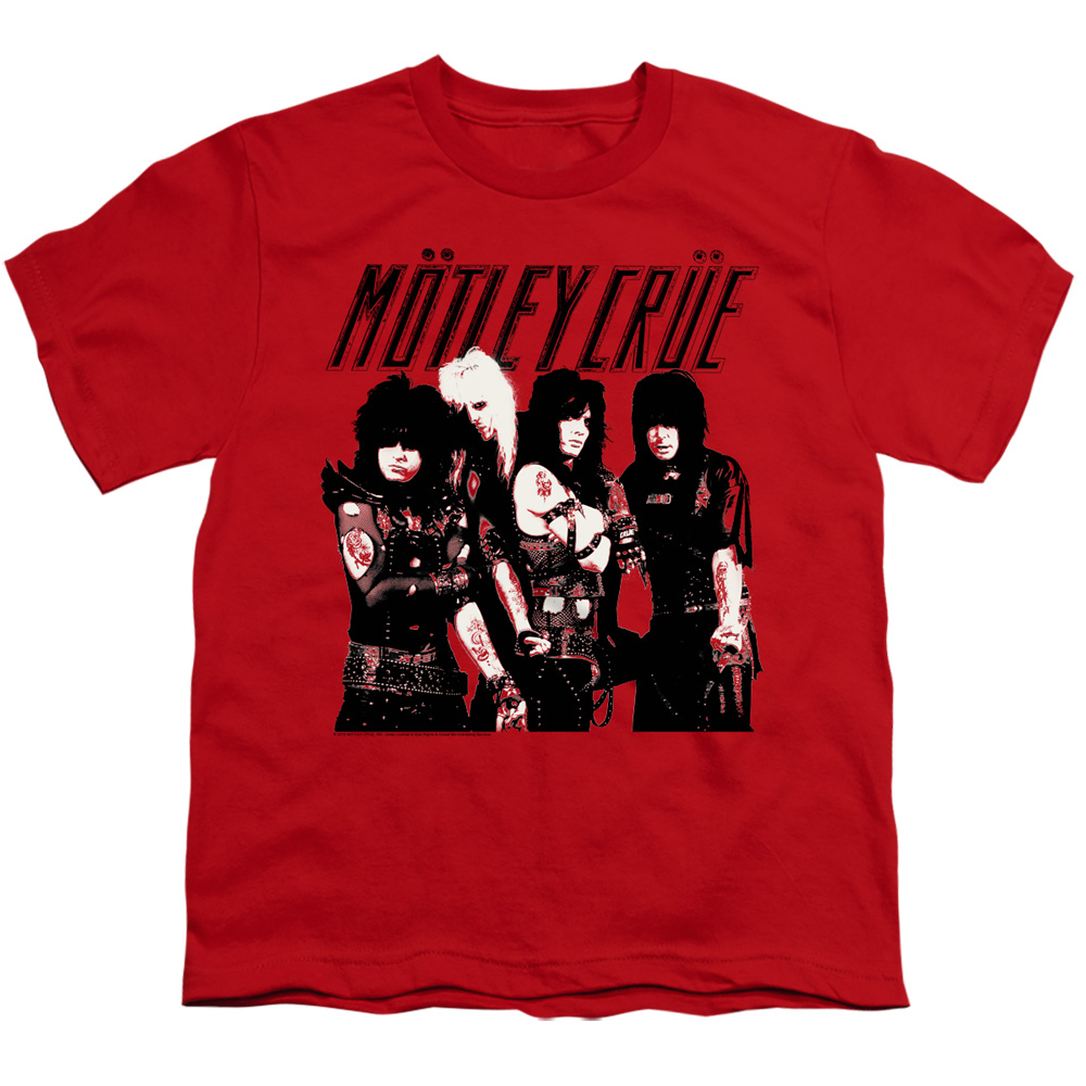 Kids Motley Crue T-Shirt Band Photo 